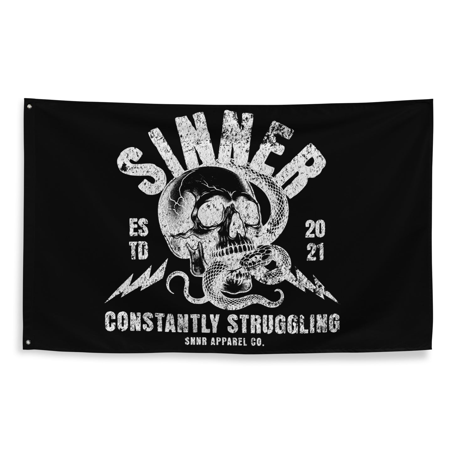 skull n snake flag