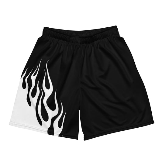 flame mesh shorts