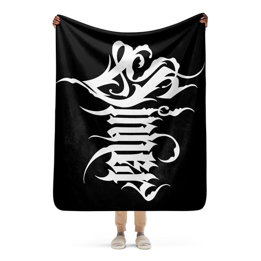 goth1 sherpa blanket