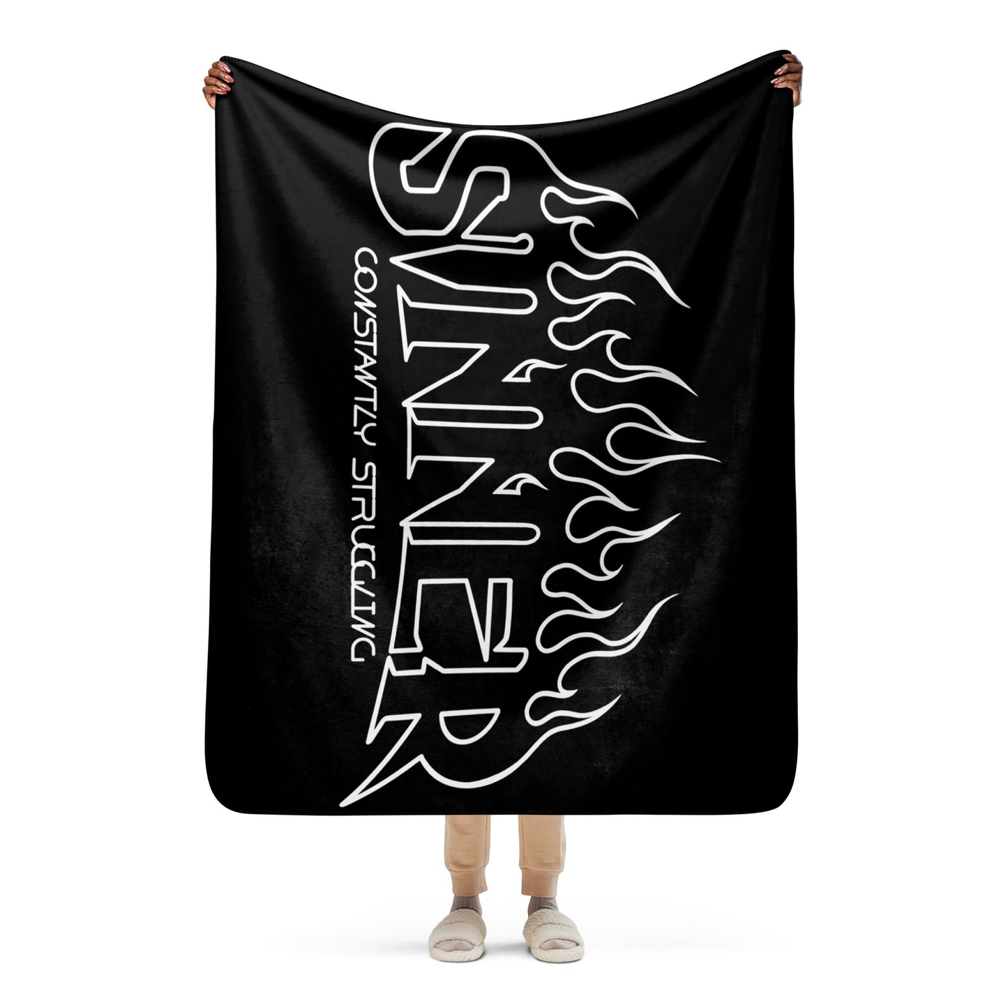 onfire sherpa blanket